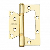 Картинка Петля накладная универсальная без врезки ADDEN BAU 100X75X2.5 BUT POLISH GOLD золото